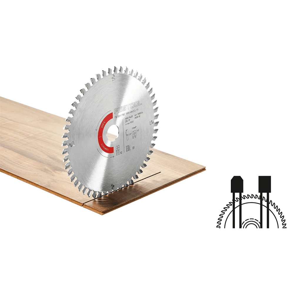 6-19/64" x 52 Teeth Saw Blade for Laminates