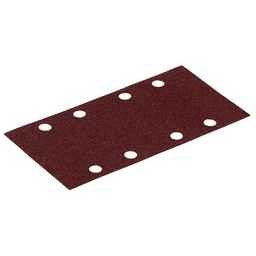 3-1/8" x 5-1/4" 40 Grit Aluminum Oxide Abrasive Sheet (10/Pack)