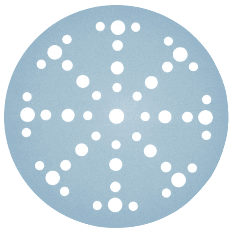 6" Hook & Loop 100 Grit 48 Holes Abrasive Granat D150 Sanding Disc, Aluminum Oxide on Paper (50/Pack)
