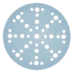 6" Hook/Loop 500 Grit 48 Holes Abrasive Granat D150 Sanding Disc, Aluminum Oxide on Paper (50/Pack)