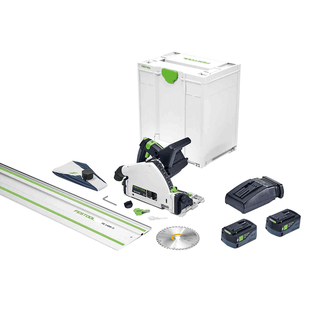 TSC 55 REBI-F-Set-FS Cordless Track Saw with Kickback Stop