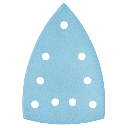 P80 Grit 9 Holes Granat Aluminum Oxide Abrasive Sheet (50/Pack)