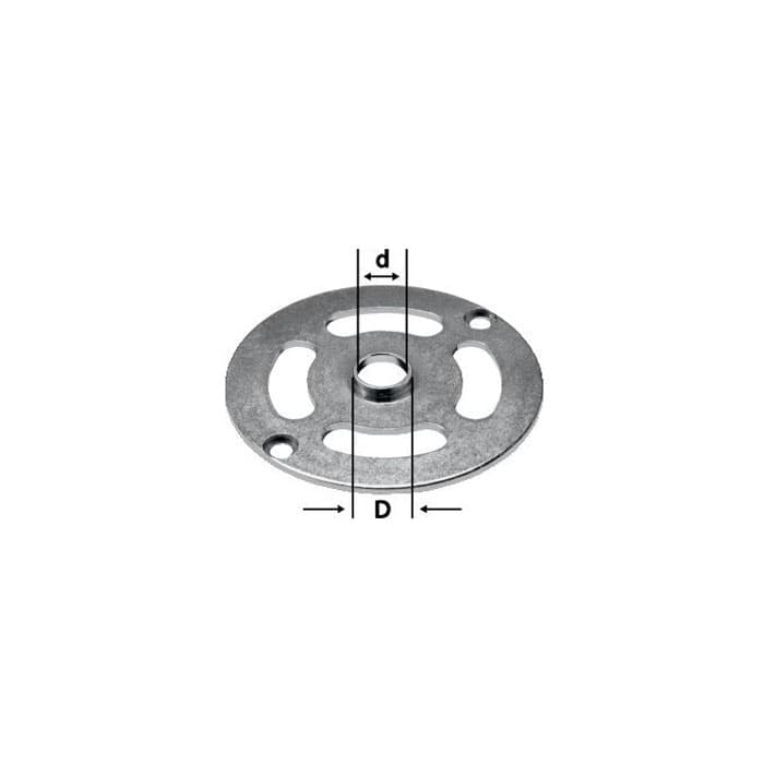 OF 1010 Router Template, 1" Diameter