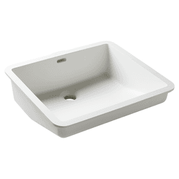 1513 Acrylic Undermount Single Bowl Rectangular Vanity Sink, 16-3/4" x 14-15/16" x 7-1/16", Brite White