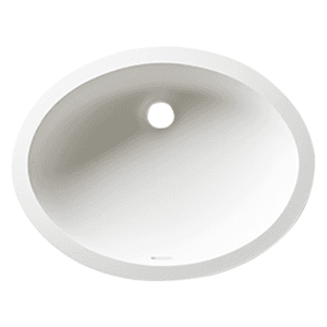 1612 Acrylic Undermount Single Bowl Vanity Sink, 17-13/16" 13-13/16" x 7", Arctic