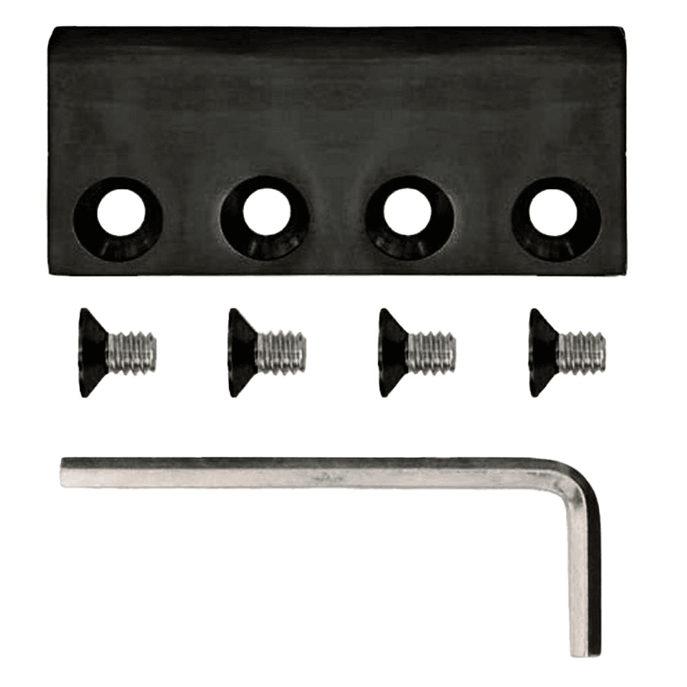 Barn Door Flat Rail Connector, Oil-Rubbed Bronze Finish