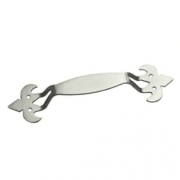 205mm Fleur-de-lys Handle Pull, Oil Rubbed Bronze