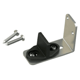 T-Guide for Barn Door, Stainless Steel Finish