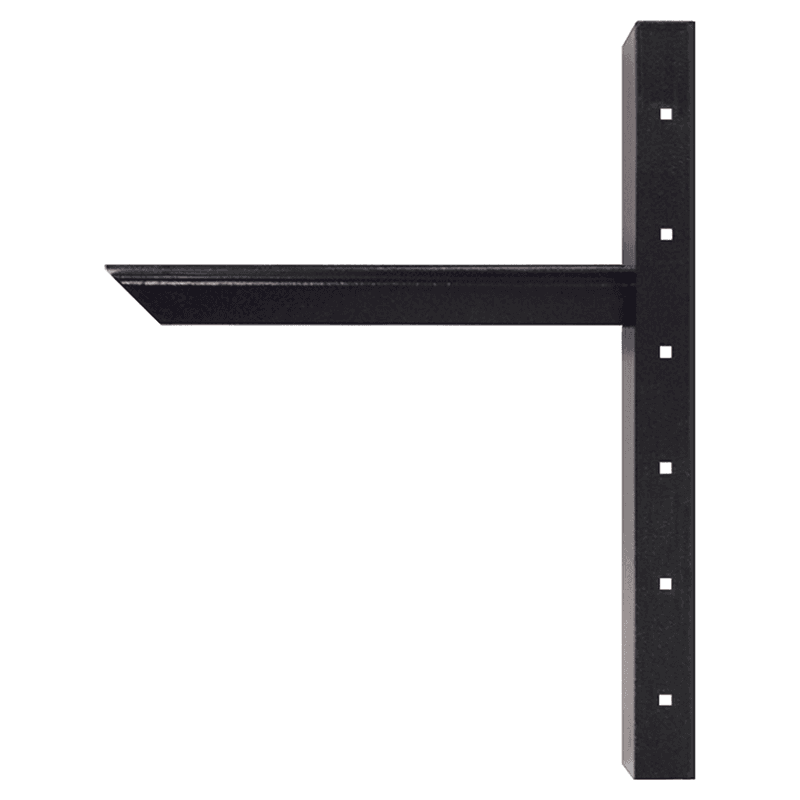 24" Extended Concealed Bracket, White Finish