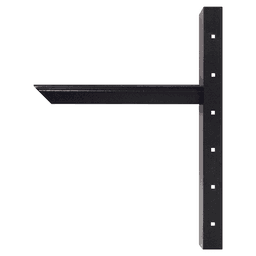 24" Extended Concealed Bracket, White Finish