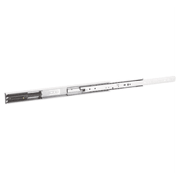 NJ-35D08 Drawer Slide with 100lb Capacity, Full Extension, Side-Mount, Soft-Closing, Zinc, 26", Bulk Box