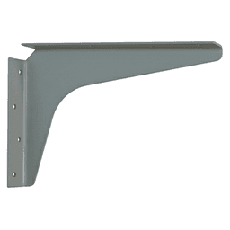 24" x 29" Heavy Duty Workstation Bracket, Gray Finish (1 Pair)