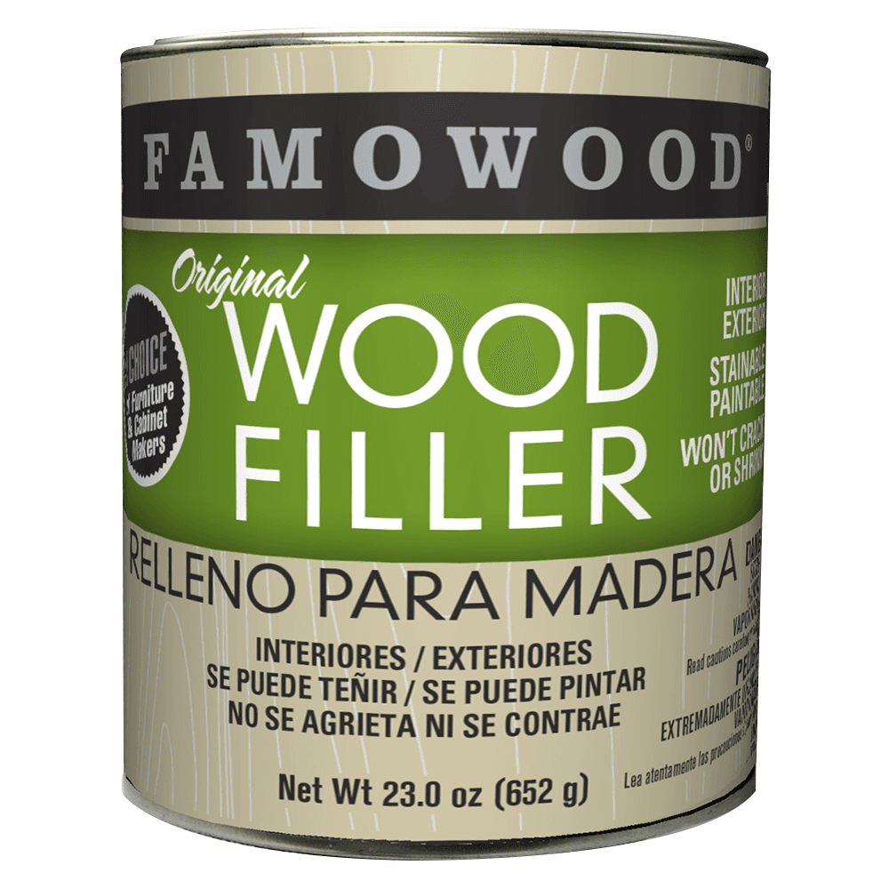 Famowood® Wood Filler, Solvent-Based, 23 oz, Natural