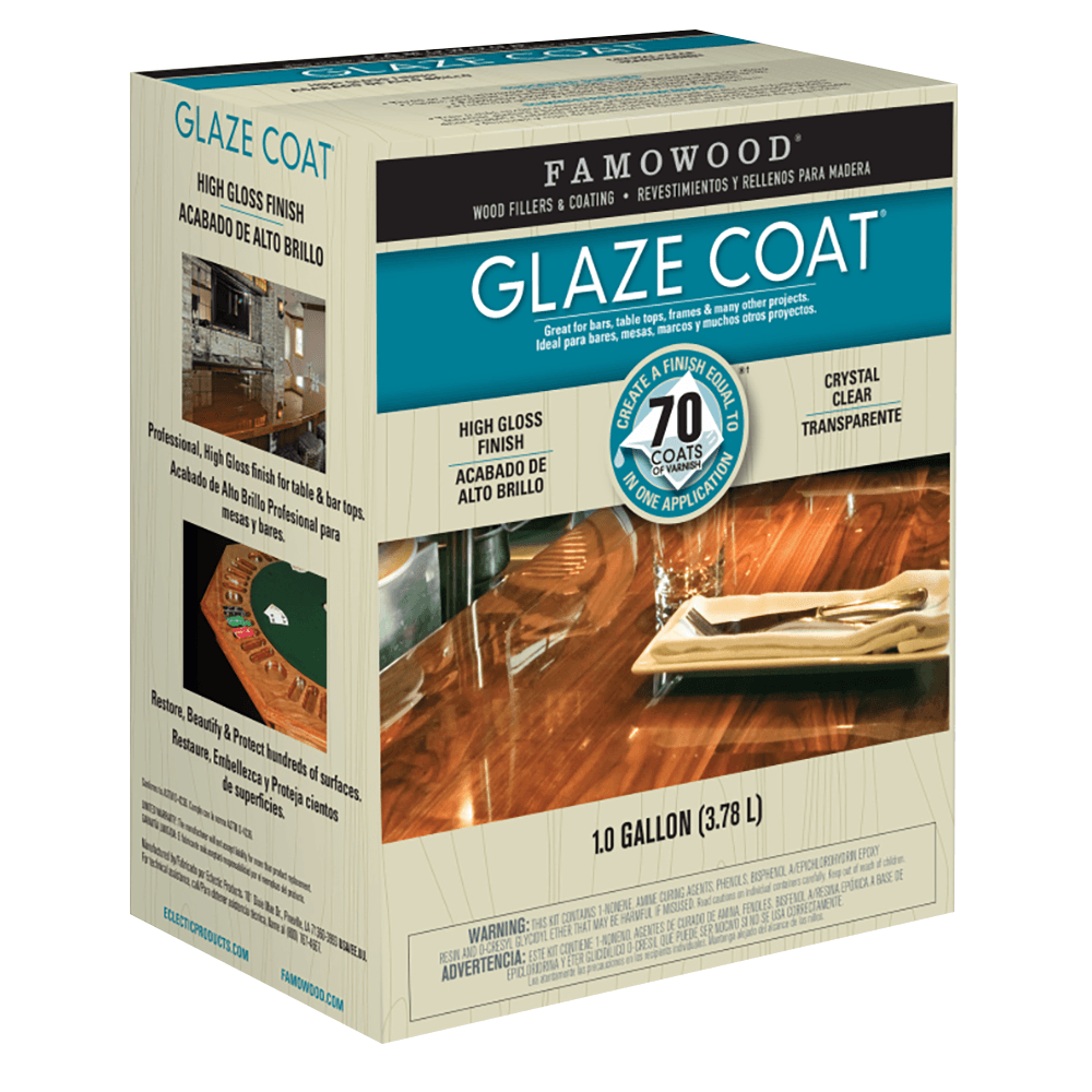 2 Part High Gloss Glaze Coat, 1 Gallon