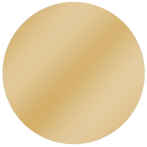 Fastcap 9/16" PVC Cover Caps, Polished Brass, Box of 260