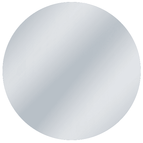 Fastcap 9/16" PVC Cover Caps, Polished Chrome, Box of 1040