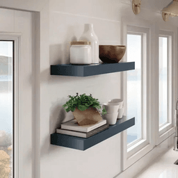 24" x 2.5" x 12" Floating Shelf, Cherry