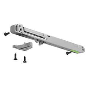 Zargen Damper Set with 66lb Capacity, Soft-Closing, Gray