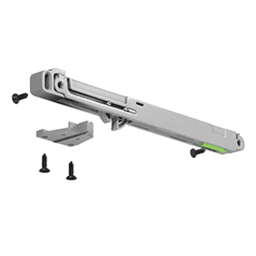 Zargen Damper Set with 66lb Capacity, Soft-Closing, Gray