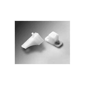 Shelf Slide Spacer with Locating Pin, White