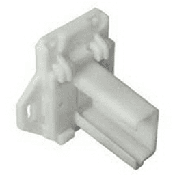Right Hand Adjustable Rear Mount Bracket, White