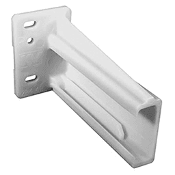 Zargen Right-Hand Adapter Bracket, White, 500/Box