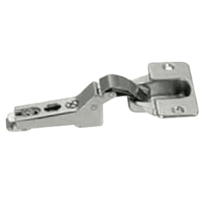 Nexis 95° Opening Hinge, 48mm Bore Pattern, Soft-Closing, Half Overlay, Nickel-Plated, Screw-On