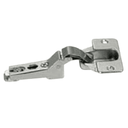 Nexis 95° Opening Hinge, 48mm Bore Pattern, Soft-Closing, Half Overlay, Nickel-Plated, Screw-On