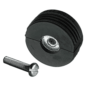 Drawer Front Adjuster with Screw, Black