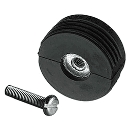 Drawer Front Adjuster with Screw, Black