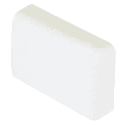 Cover Cap for Suspension Bracket, Left Hand, White