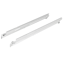 Zargen 6200 Drawer Slide Member with 100lb Capacity, Full Extension, White Epoxy, 19