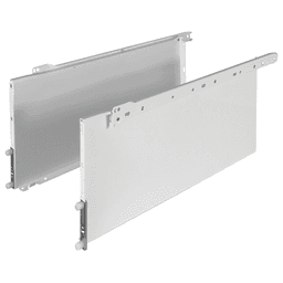 Zargen 6436 Drawer Slide with 100lb Capacity, 3/4 Extension, 9", White Epoxy, 14
