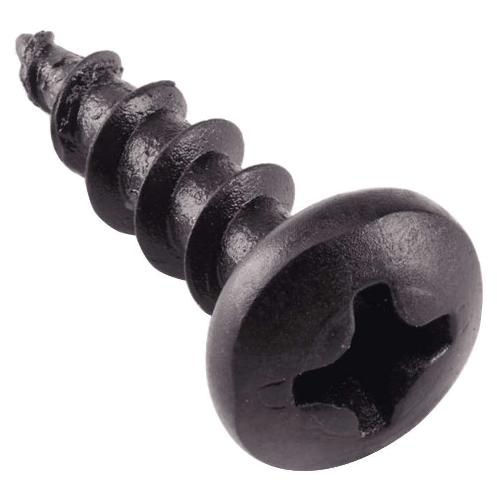 #10 x 3/4" Round Head Wood Screw, Phillips Drive Coarse Thread and Sharp Point, Nickel, Box of 5 Hundred by Grass