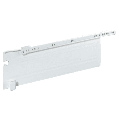 Integra Quick 9113 Drawer Slide with 100lb Capacity Single Extension, Self-Closing, 3-3/8", White, 18