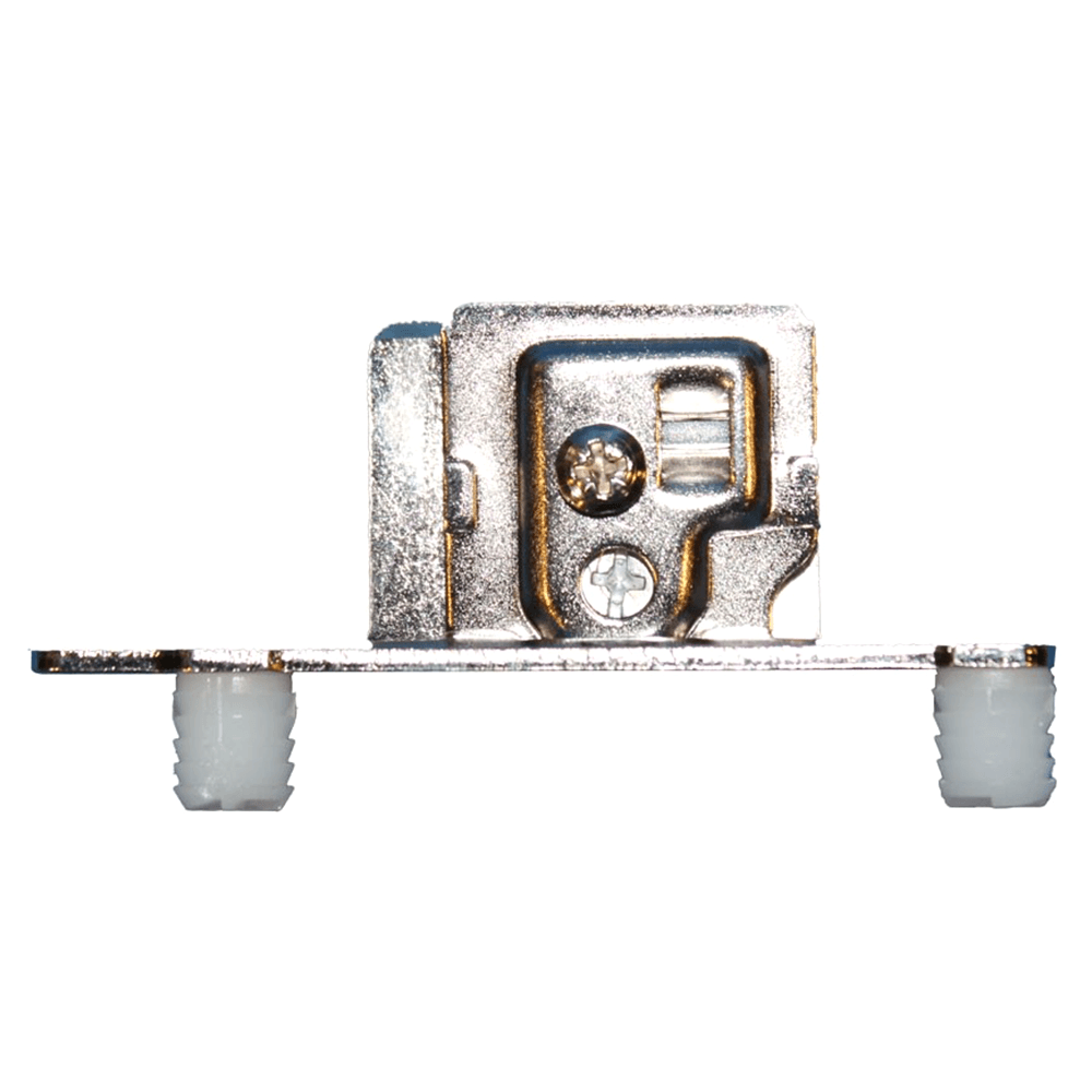 Integra Right-Hand Slide-On Front Fixing Bracket with 100lb Capacity, Self-Closing, Nickel-Plated