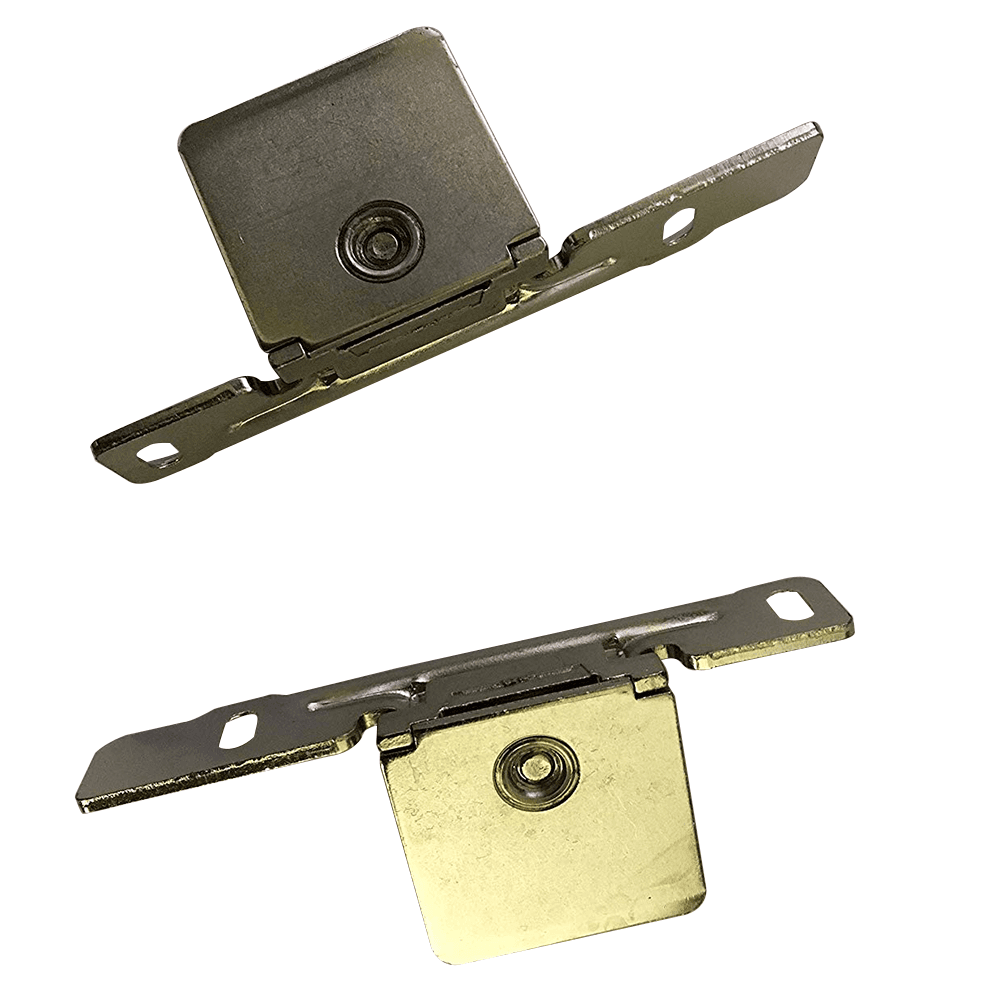 Integra Left-Hand Front Fixing Bracket with 100lb Capacity, Self-Closing, Nickel-Plated, 250/ Box