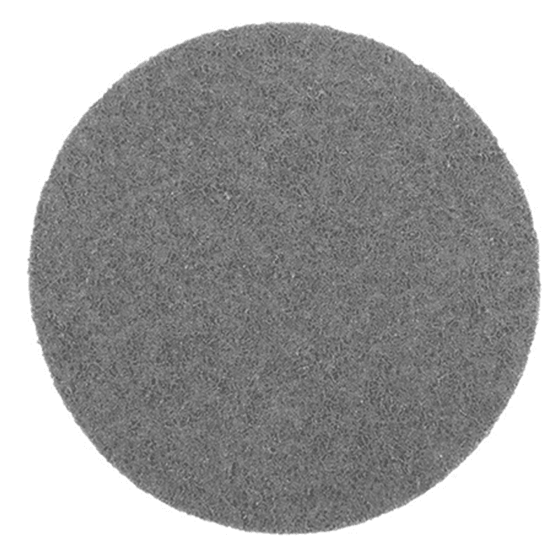 11-1/4" No Holes Non-Woven Abrasive Disc, Gray