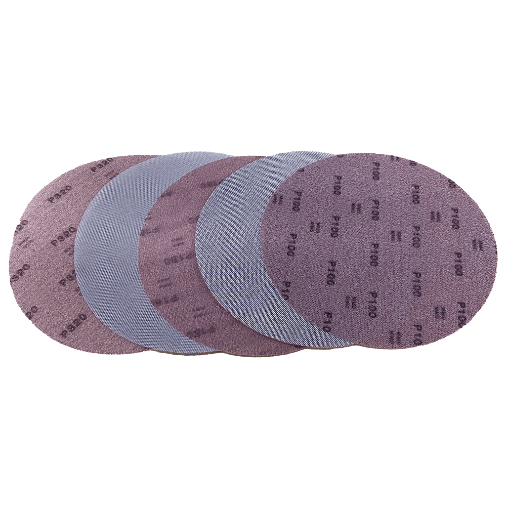 11-1/4" 400 Grit Fabramesh Hook & Loop No Holes Sanding Discs for 11" GEM Sanders, Aluminum Oxide on Fabric, Pack of 5