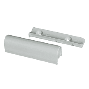 Tipmatic Push-to-Open Linear Adapter Plate for Line Boring/Euro Screw, Light Gray