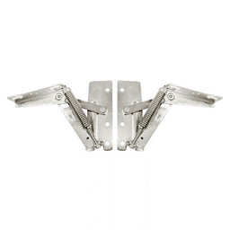 Kinvaro T-57 Adjustable Left & Right Flap Lifter Set, Nickel-Plated
