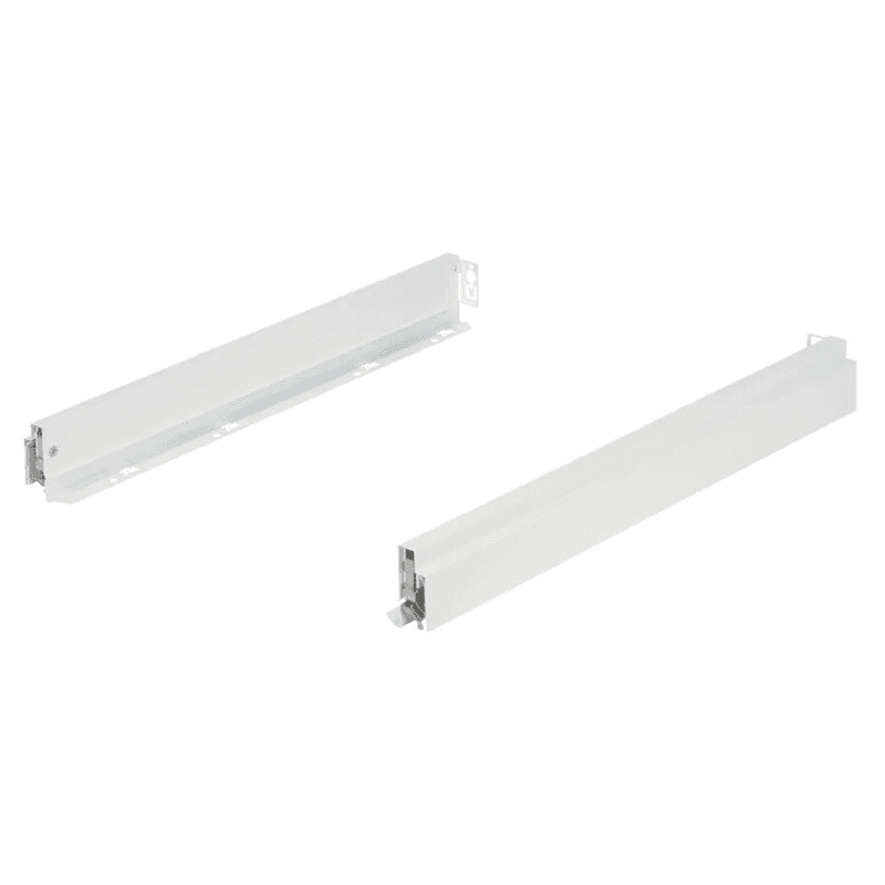 Nova Pro Scala H63 Drawer Member Set with 154lb Capacity, Full Extension, Soft-Closing, 2-1/2", Ice, 22