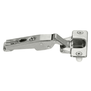 Nexis 125° Opening Hinge, 48mm Bore Pattern, Soft-Closing, Full Overlay, Nickel-Plated, Dowelled