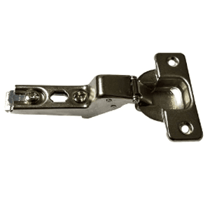 Nexis 110° Opening Hinge, 45mm Bore Pattern, Soft-Closing, Inset, Nickel-Plated, Dowelled