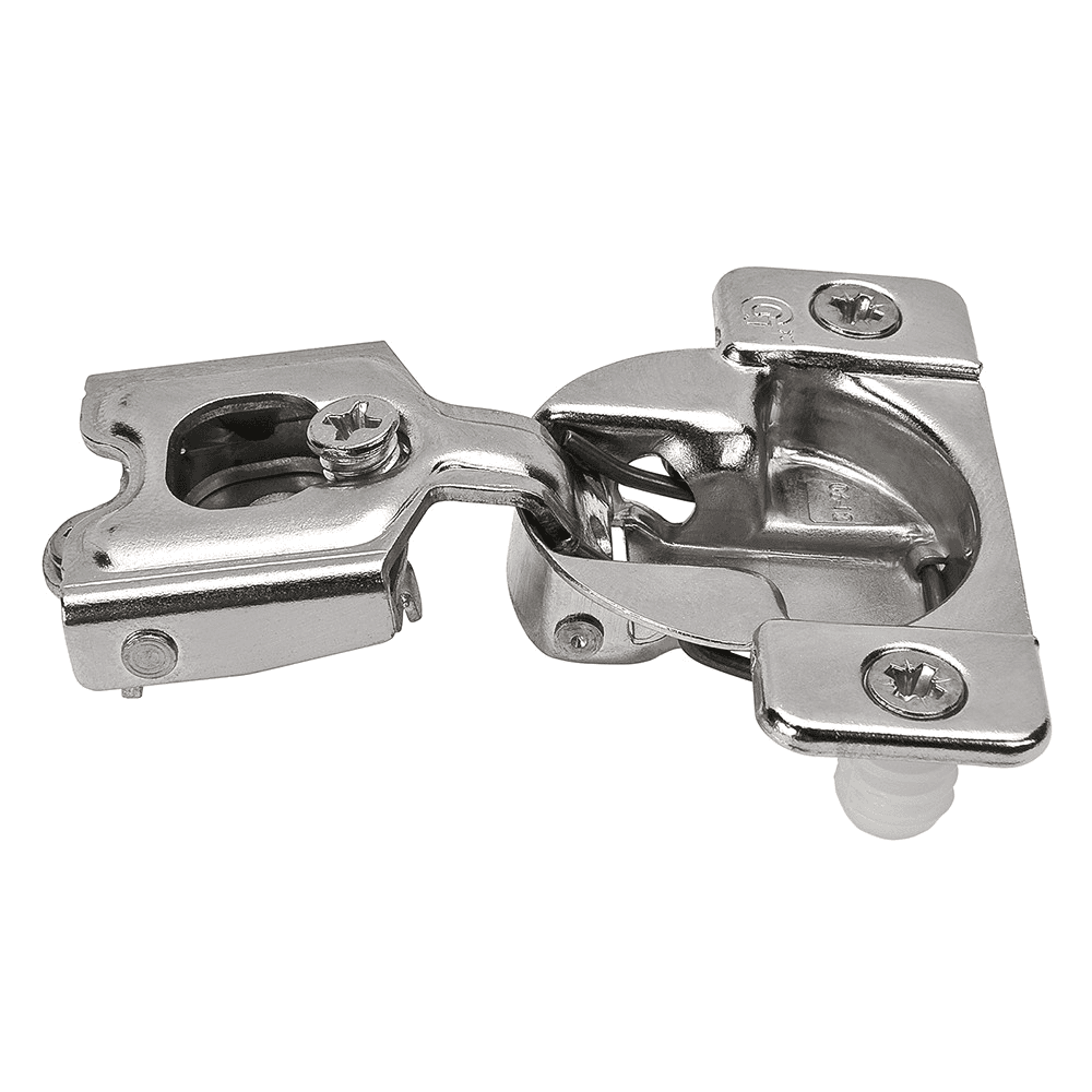 TEC 864 108° Opening Wrap-Around Face Frame Hinge, 45mm Boring Pattern, Self-Closing, 1-1/4" Overlay, Dowelled