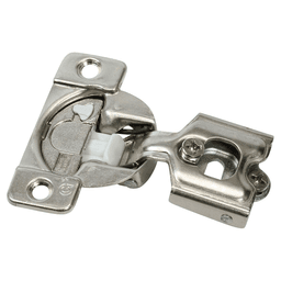 TEC 864 108° Opening Wrap-Around Face Frame Hinge, 45mm Boring Pattern, Soft-Closing, 1/2" Overlay, Screw-On