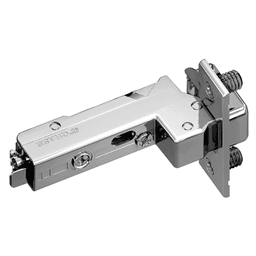 Tiomos 110° Opening Hinge, 42mm Bore Pattern, Soft-Closing, Inset, Nickel-Plated, Dowelled