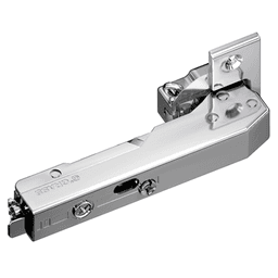 Tiomos Blind Corner 110° Opening Hinge, 45mm Bore Pattern, Soft-Closing, Inset, Screw-On