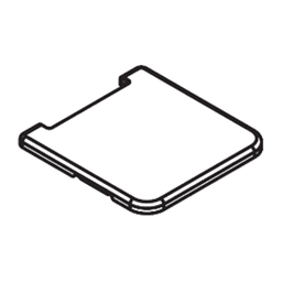 Steel Cover Cap for Tiomos Flap Hinge, Nickel-Plated