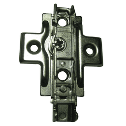 Tiomos Adjustable Mounting Plate, 4-Point Fixing, Nickel-Plated, Expando, 0mm